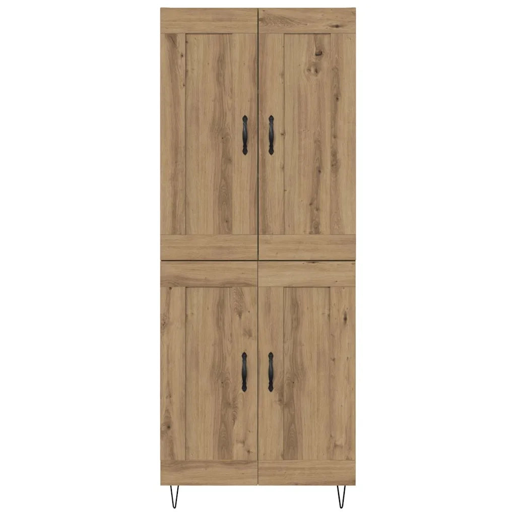 Credenza | Madia | Buffet da pranzo | Armadio da pranzo Rovere artigianale 69,5 x 34 x 180 cm