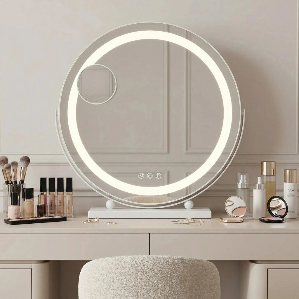 Specchio Led Make-up White 40 Cm