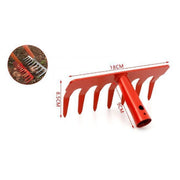 Trade Shop - Rastrello Da Giardino A 7 Denti 18x8.5x9cm Per Giardinaggio Diserbo Prato 9364345 -