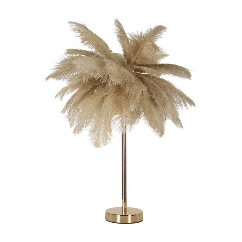 Lampadelle A Da Tavolo Palm Cammello cm ø 55x60