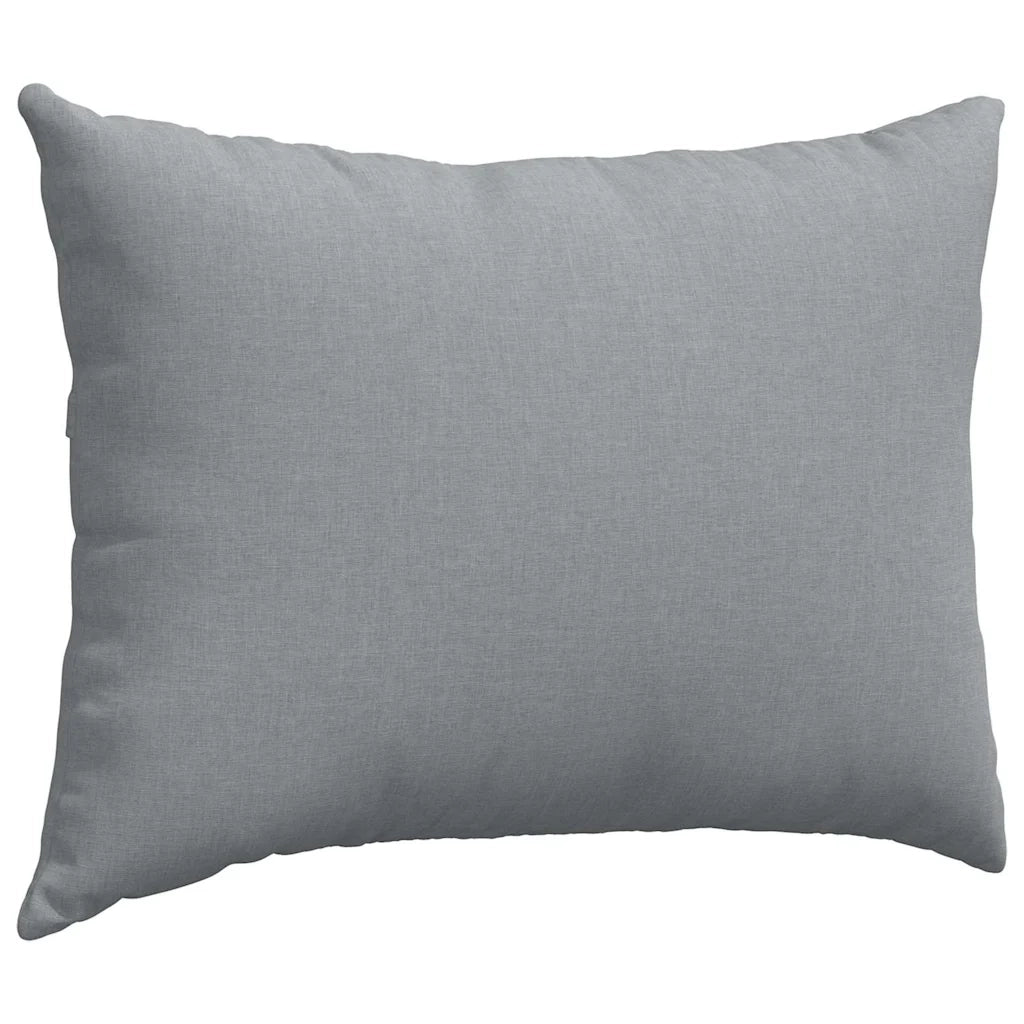 Cuscini da Divano 2 pcs Grigio chiaro 70 x 50 cm Tessuto