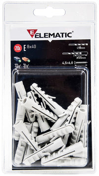 elematic blister tassello eb/oa6 occhiolo  10 pz cod:ferx.12400