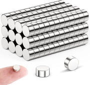 50 pezzi di magneti piccoli 6 mm x 3 mm, magneti per frigorifero, magneti forti per lavagne magnetiche, magneti piccoli, magneti per lavagna bianca per attività di hobby, foto, cartoline