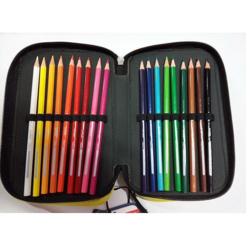 Trade Shop - Astuccio Scuola 3 Zip Join La Resistance Mutant Busters Completo Giotto Frixion -