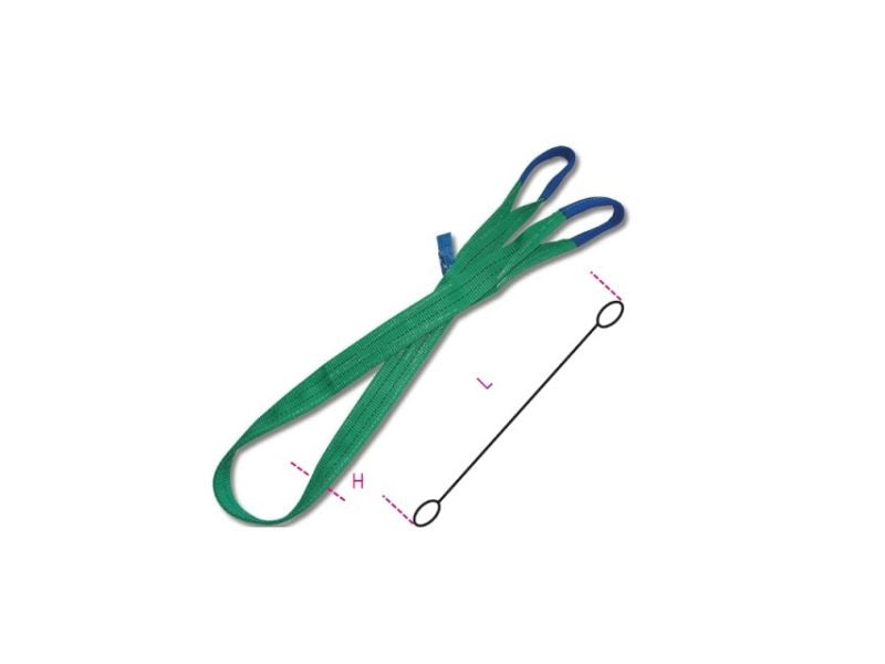 Fascia di sollevamento Betafer Robur 8153 4-T2 alta tenacità 2 strati 2000Kg - 3 metri