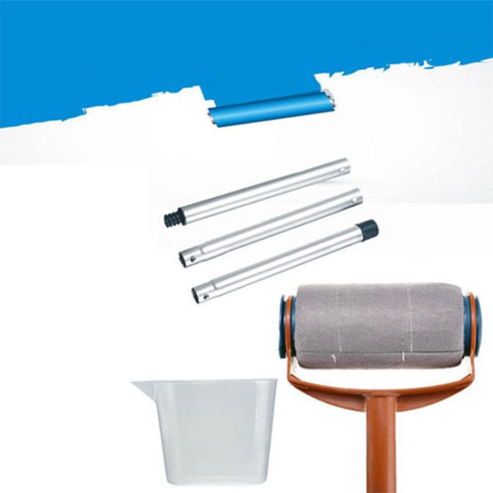 Trade Shop - Rullo Da Pittura Verniciatore Con Serbatoio Anti Goccia Paint Runner -