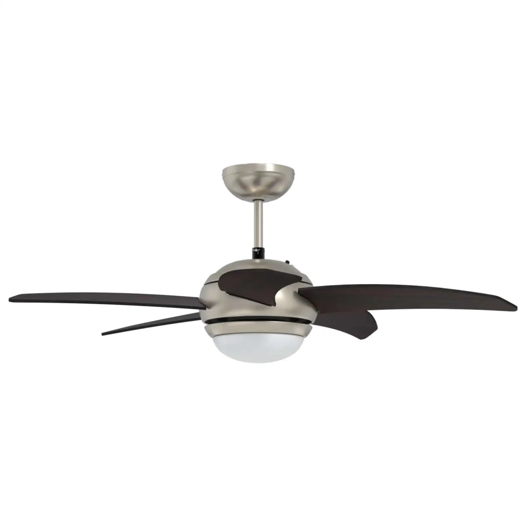 Ventilatore da soffitto con luce e telecomando Ø 110 cm 42035653