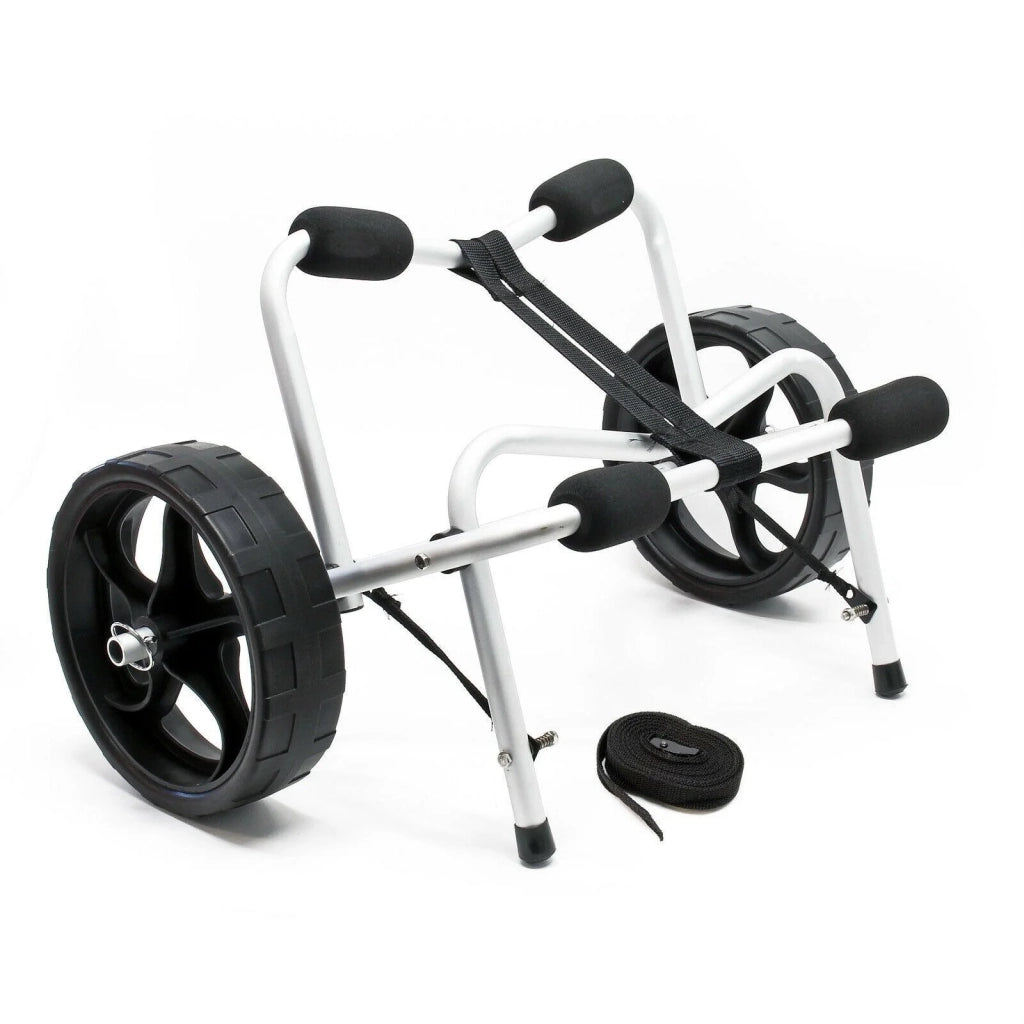 Carrello pieghevole in alluminio 68kg Ruota lampada PU fissaggio con cinghia in nylon 16_0002563