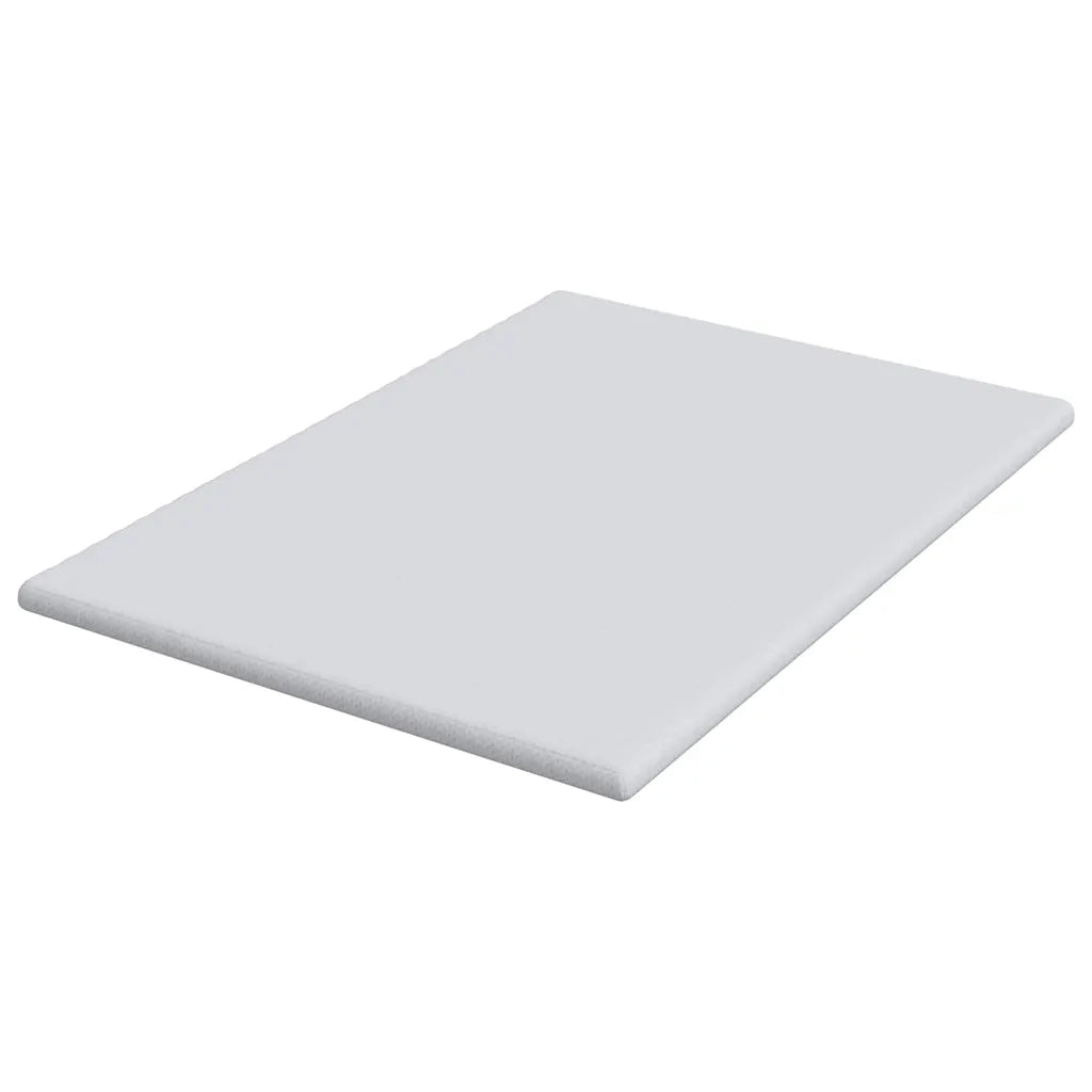 Topper per materasso Bianco 160 x 200 cm Tessuto Jacquard 4106206
