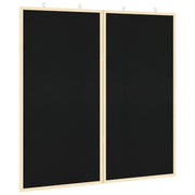 Bacheca degli Annunci Nero 80 x 80 x 1.4 cm CFW5179244