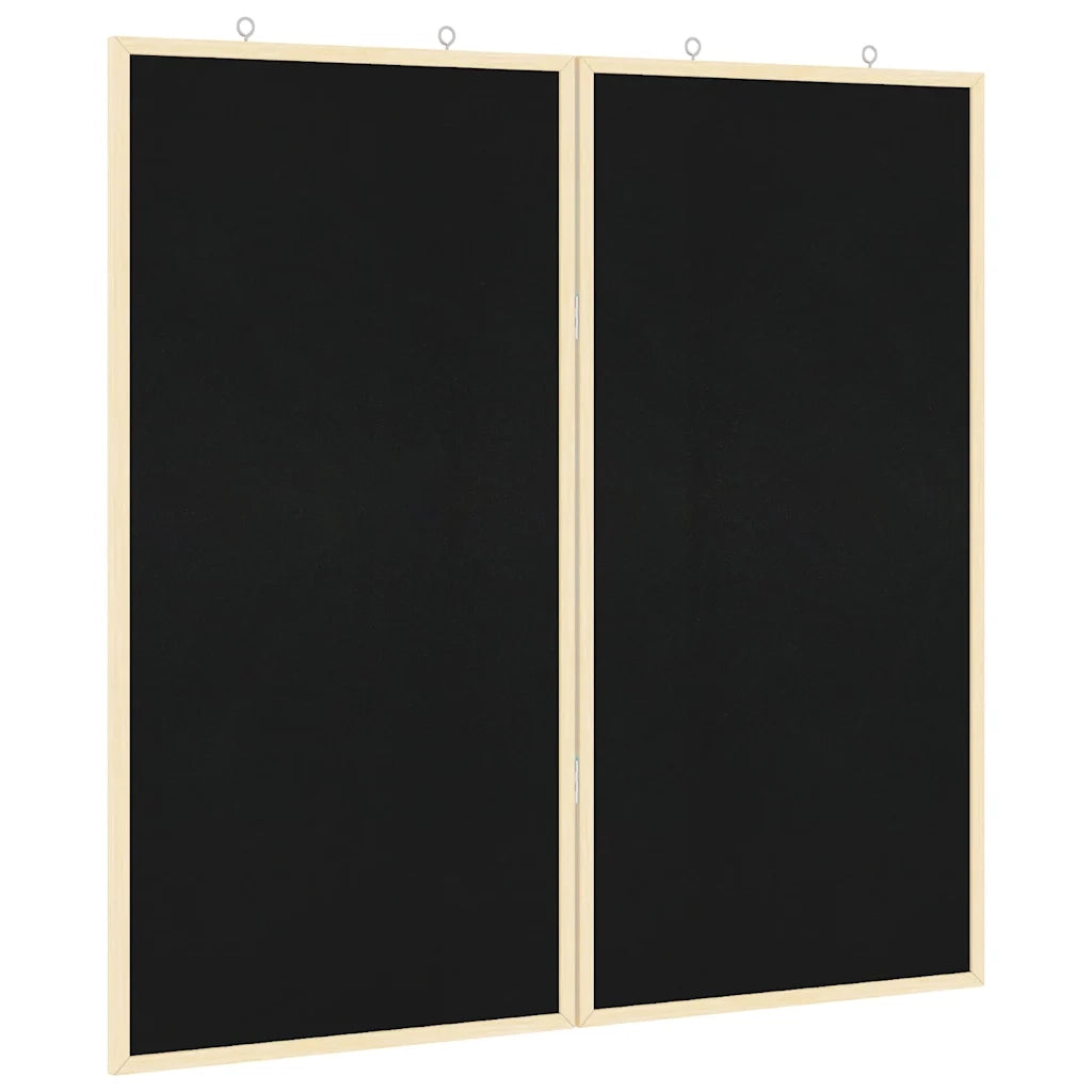Bacheca degli Annunci Nero 80 x 80 x 1.4 cm CFW5179244