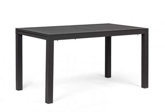 Tavolo Allungabile Hilde 140-210x77 cm Antracite in Alluminio