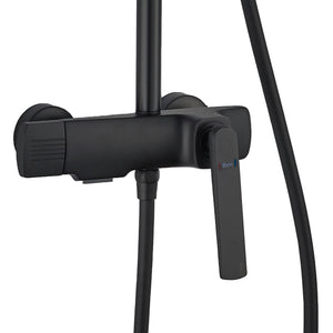 Set Doccia Rea Rebel Black Matt