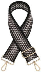 Cintura regolabile per spalla 5 cm - colore grigio scuro, ideale per borse da tracolla