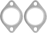Pacco di 2 pezzi di tubo di scarico - Vervanging per 18107502346 - Resistente al calore - Resistente al olio - Installazione facile - Adatto per E36/E39/E46/E53/E70/E83/E85 - Tubo di scarico a doppio strato