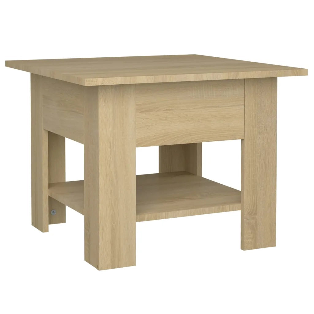 Tavolino da Salotto Rovere Sonoma 55x55x42 cm in Truciolato 810265