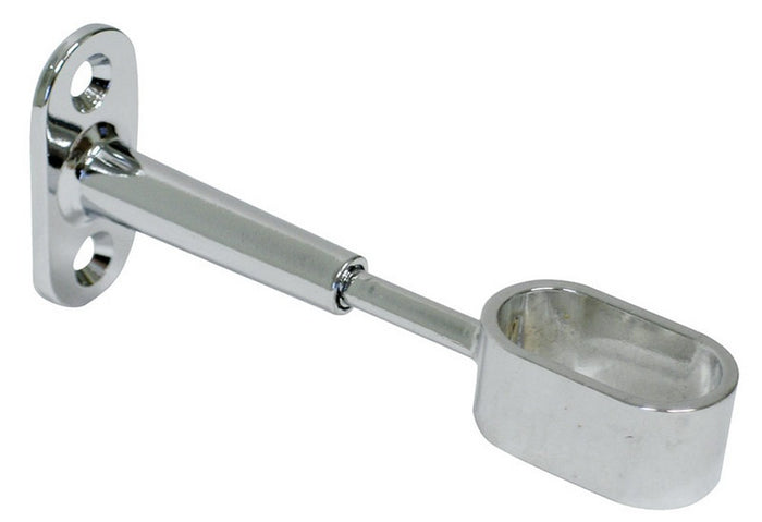 reggitubo per armadi regolabile ovale cromato mm. 15x30 cod:ferx.vit19107
