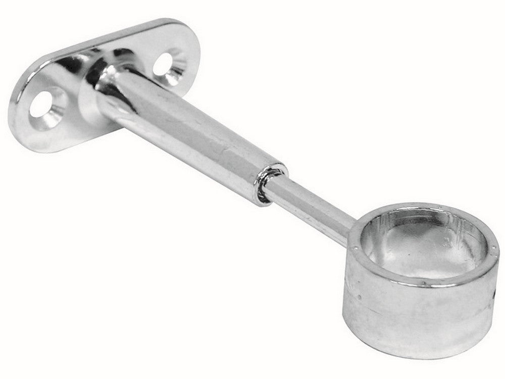 reggitubo per armadi regolabile centrale chiuso cromato ï mm. 18 cod:ferx.vit43339