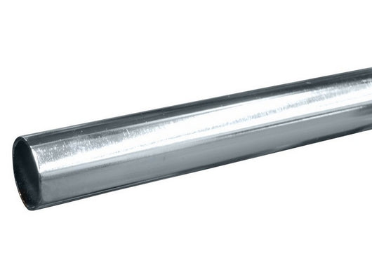 tubo tondo per armadi in acciaio cromato  ï mm. 25x3 mt. cod:ferx.vit46036