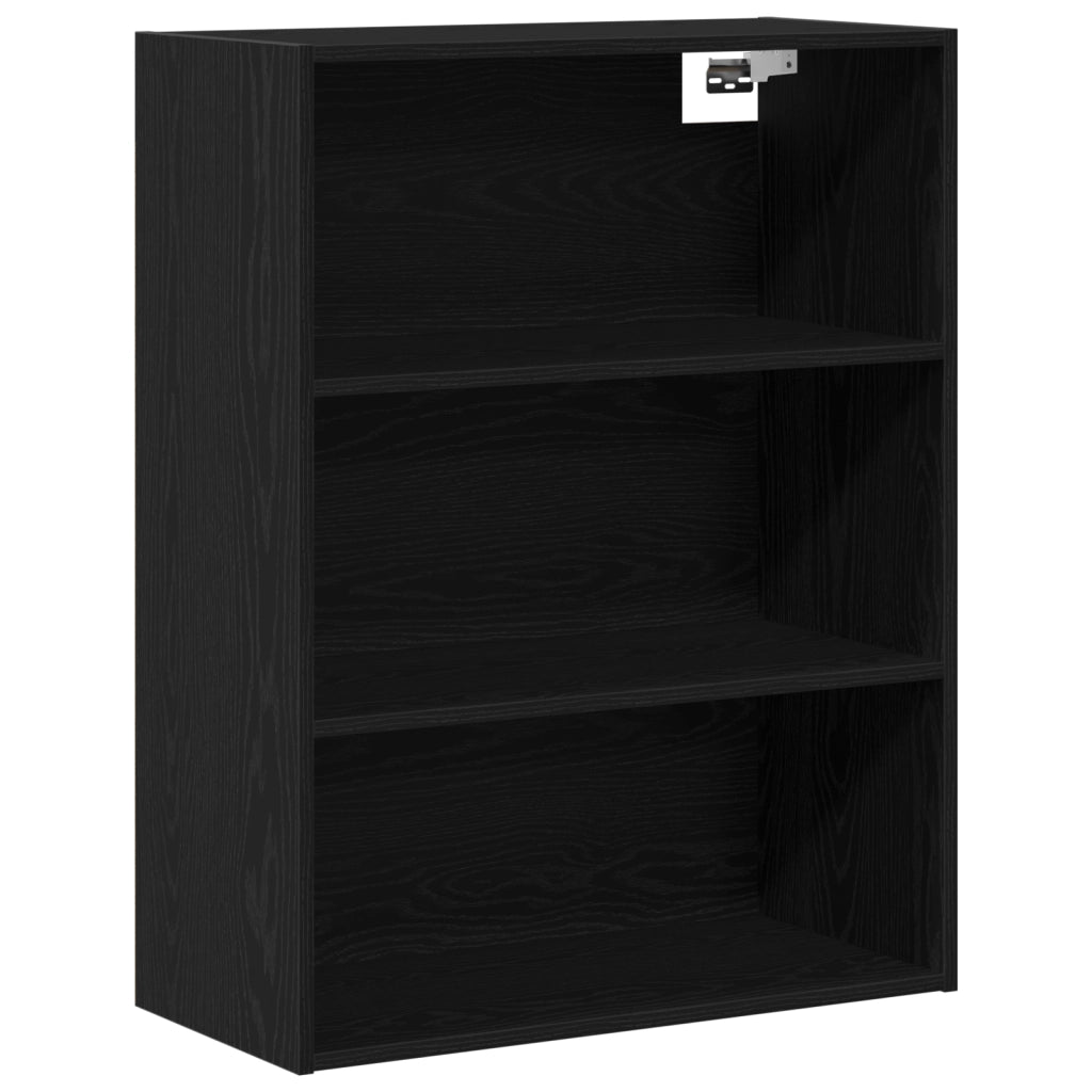 Armadio a sospensione Rovere nero 69.5 x 32.5 x 90 cm