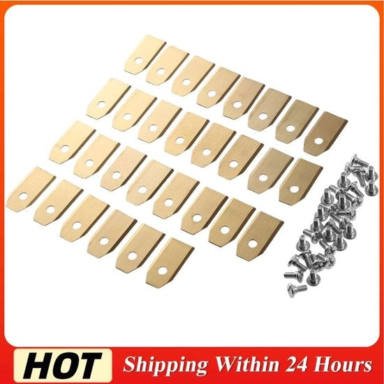 Accessori per Motocultore - Coltelli in Acciaio Inossidabile - 30 Pezzi - Ricambi - Motocultori Automatici