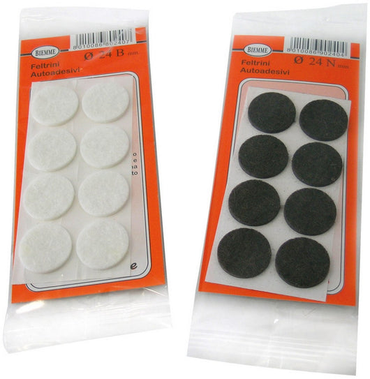 feltrino milleusi  tondo - col. bianco ï mm. 32 4 pz. cod:ferx.vit29064