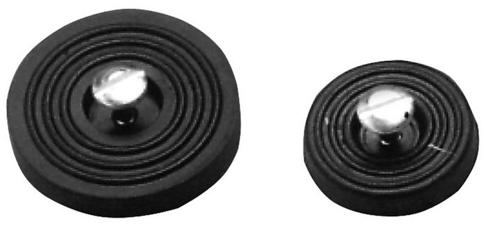 sottosedie con vite col. nero ï mm. 30  4 pz. cod:ferx.vit12049