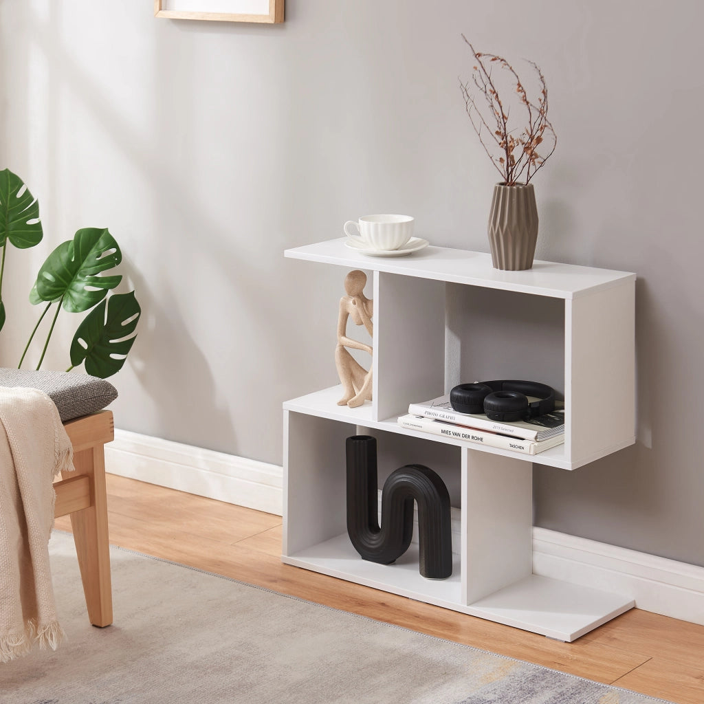 Tavolino a Consolle Koxjö da Divano 57 x 60 x 20 cm - Bianco [en.casa]