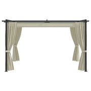 Gazebo 4x3 m Crema 3053420