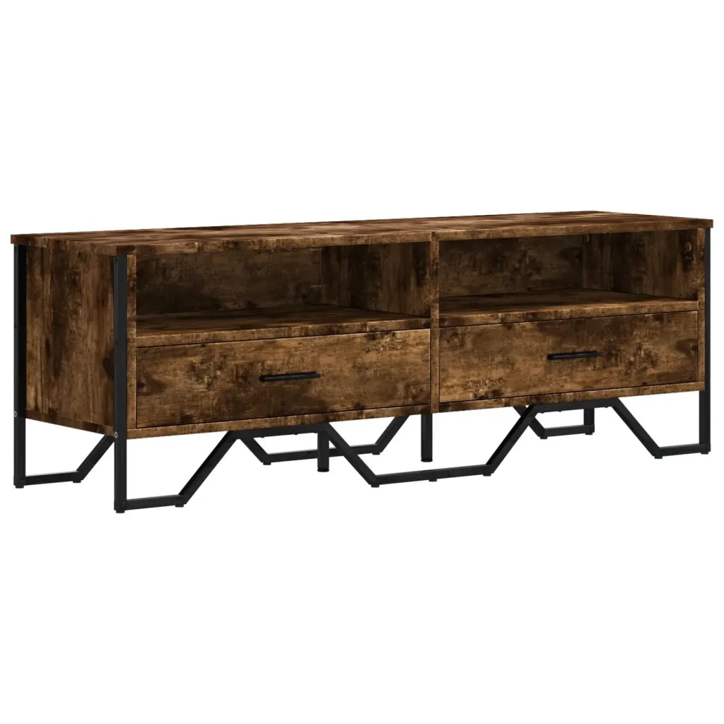 vidaXL Mobile Porta TV Rovere Fumo 122x34x41 cm in Legno Multistrato