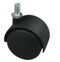 ruota girevole per mobili cuffia nylon  mm. 50-perno m8x15 cod:ferx.vit13554