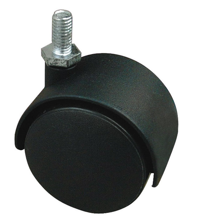 ruota girevole per mobili cuffia nylon  mm. 40-perno m8x15 cod:ferx.vit13553