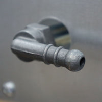 Marvin Fornello a Gas 4 Fuochi da Campeggio Piano Cottura con Supporto 2 Ripiani in Acciaio Cucina da Esterno Por Grigio