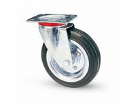 ruota girevole per carrelli mm.100-piastra mm.102x84 cod:ferx.vit3058