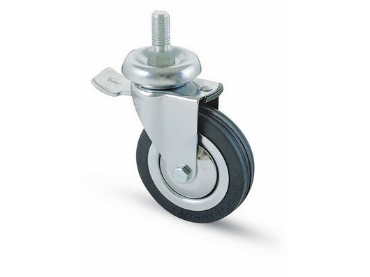 ruota girevole per mobili+freno art.155bisb mm. 80-perno m12x30 cod:ferx.vit44684