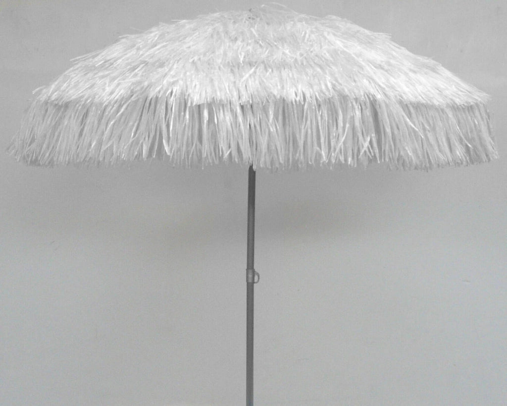 Ombrellone da Giardino Ø2 m Palo Ø33 mm in Acciaio Maffei Kenia Bianco