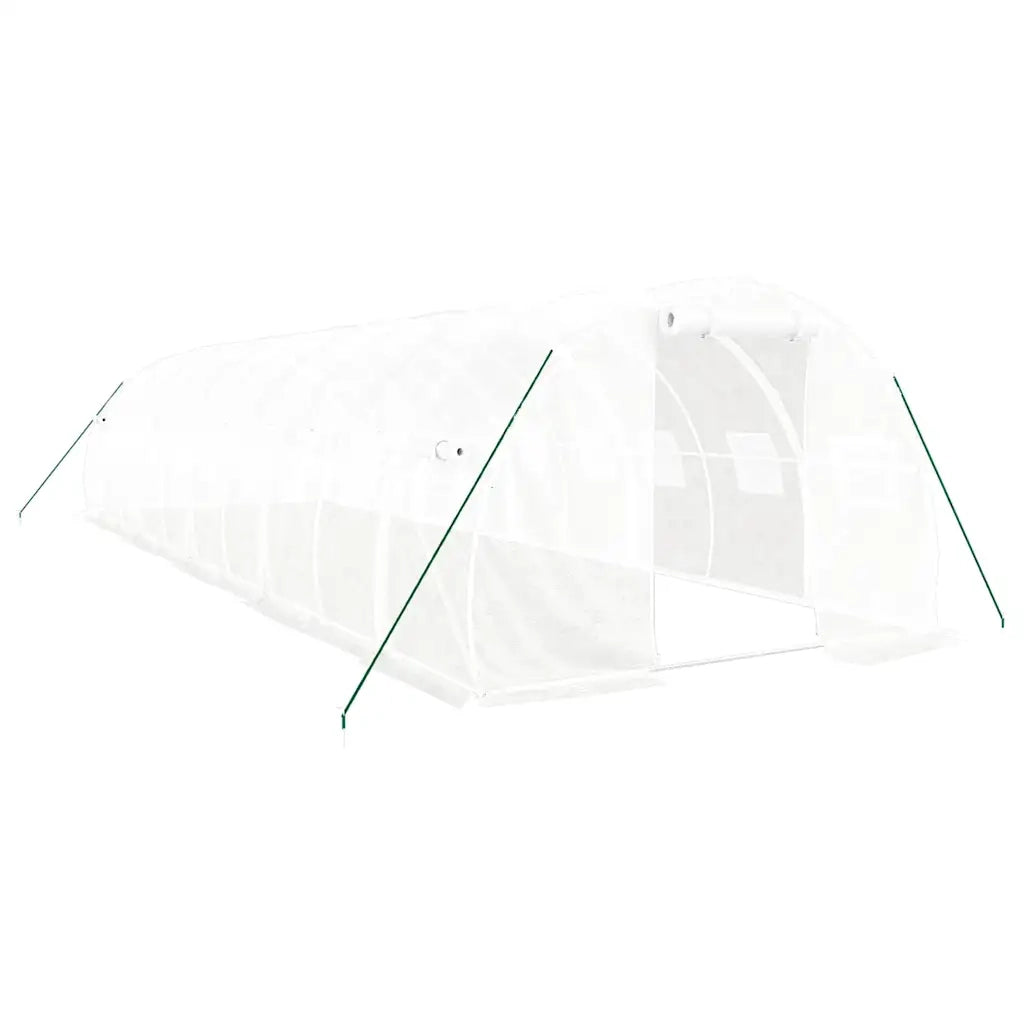 Serra con Telaio in Acciaio Bianco 30 mÂ² 10x3x2 mcod mxl 76752