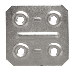 piastrina di giunzione ferro zincato 200 pz.  mm. 40x40 cod:ferx.vit12110