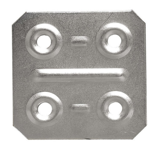 piastrina di giunzione ferro zincato 200 pz.  mm. 40x40 cod:ferx.vit12110