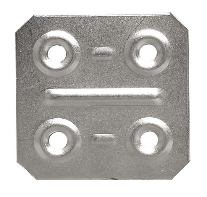 piastrina di giunzione ferro zincato 200 pz.  mm. 40x40 cod:ferx.vit12110