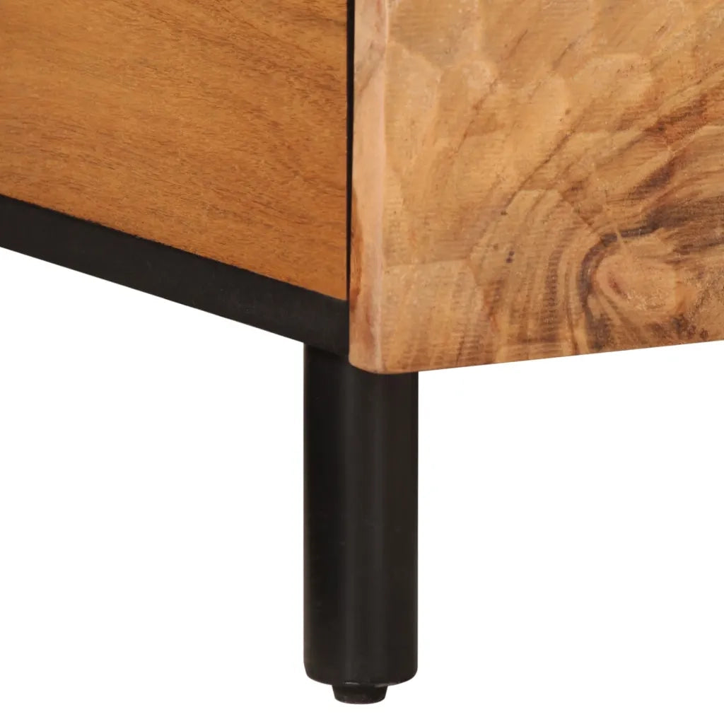 Tavolino da Salotto 80x50x40 cm Legno Massello di Acacia 356860