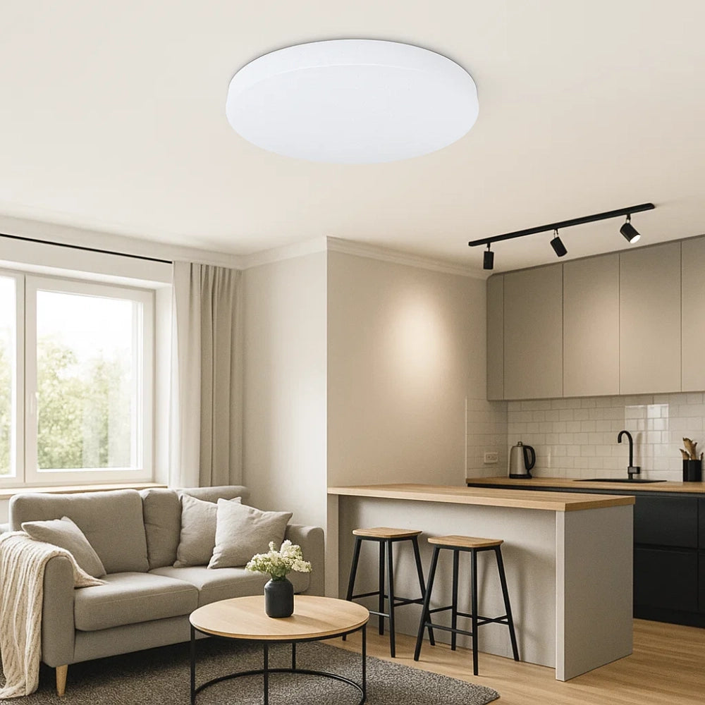 Plafoniera led optonica 2834 cct regolabile design moderno