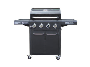 Barbecue a gas Generation Basic 4 bruciatori piani laterali pieghevoli - Rosso