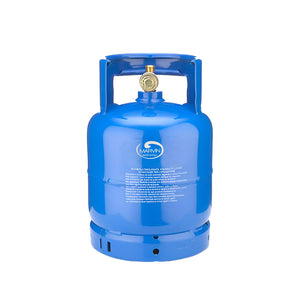 Marvin Bombola Gas Ricaricabile da Campeggio Vuota per Propano (UN1965) con Maniglia Alta Portatile Uscita R Bombola 3Kg