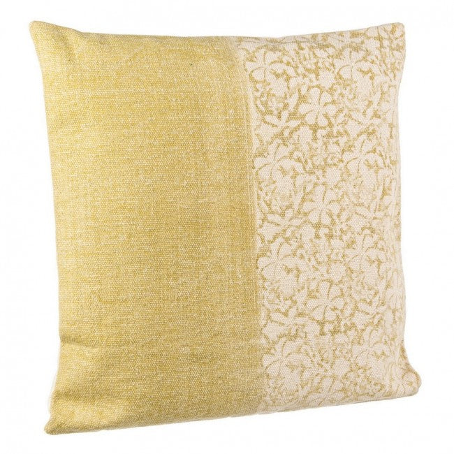 Cuscino Tessuto Giallo Boho da Interno 60x60 cm - AMR