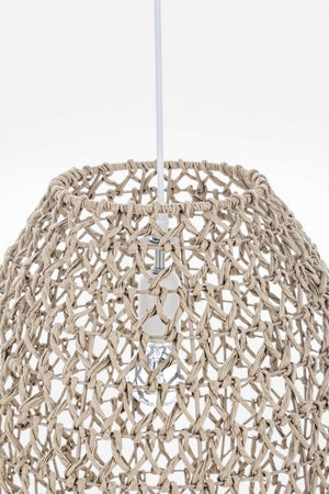 Lampadario Sospensione Carta Naturale Boho da Interno - YUSUF