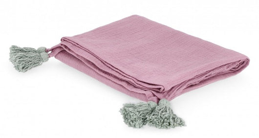 Telo Cotone Verde Boho da Interno 130x170 cm - MEI-JIE Colore: Viola