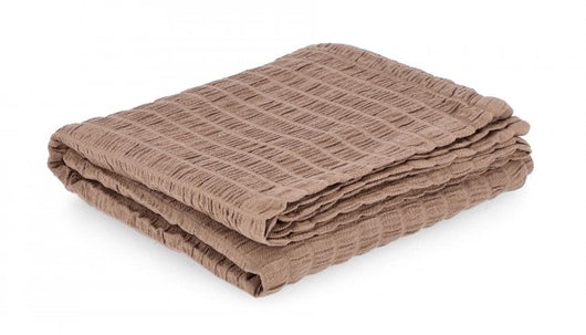 Telo Cotone Verde Boho da Interno 130x170 cm - MEI-JIE Colore: Marrone