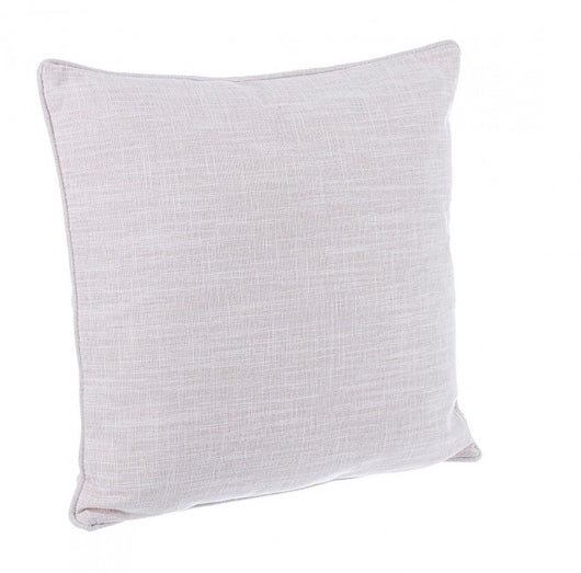 Set 4 Cuscini in Microfibra Marrone Moderni da Interno - REN Colore: Avorio, Dimensione: 50x50