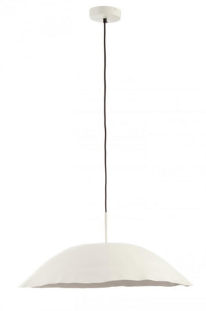 Lampadario Sospensione Metallo Nero Moderno da Interno - TARIQ Colore: Bianco